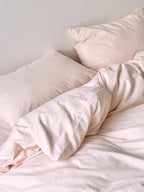 Pastel Color Duvet Cover - White