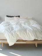Pastel Color Duvet Cover - White