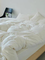 Pastel Color Duvet Cover - White
