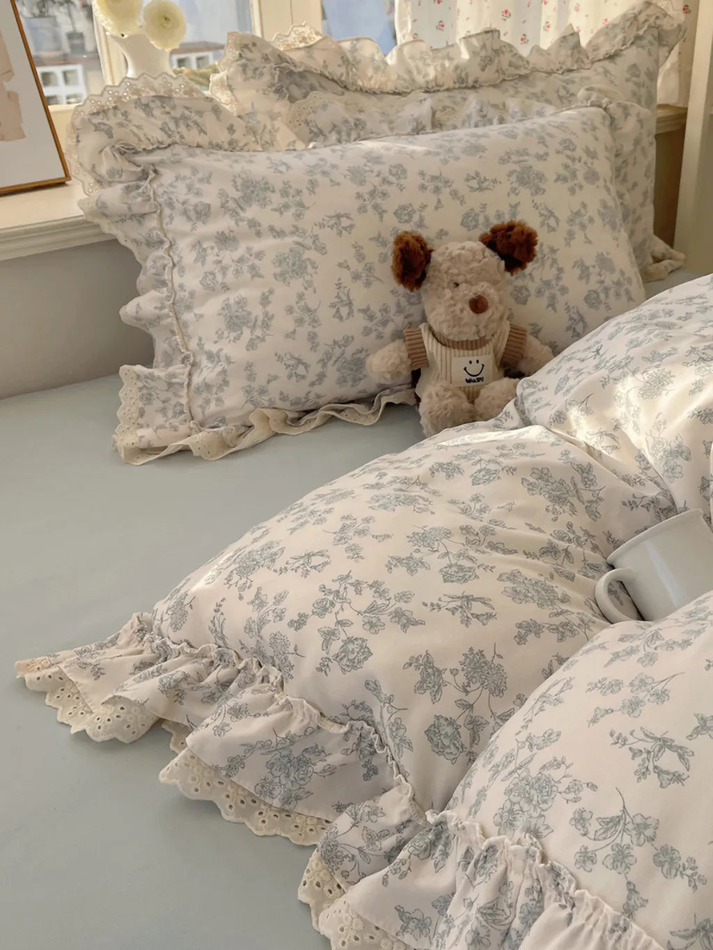 Pastoral Botanical Printed Bedding Set