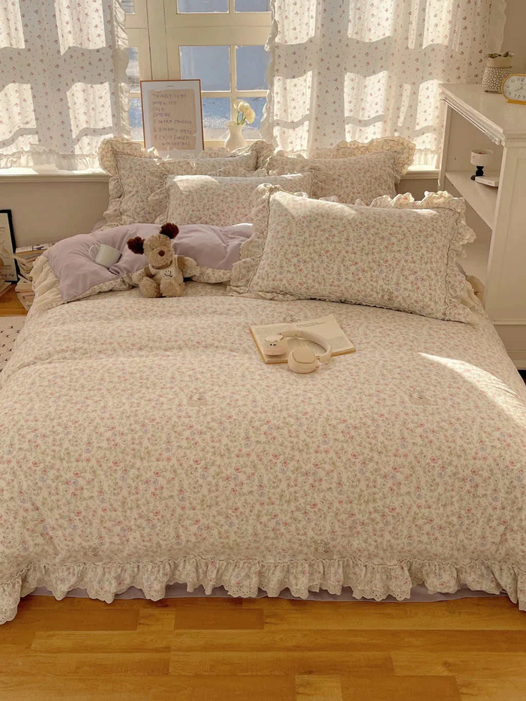 Pastoral Botanical Printed Bedding Set