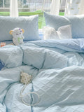 Playful Jacquard Duvet Cover
