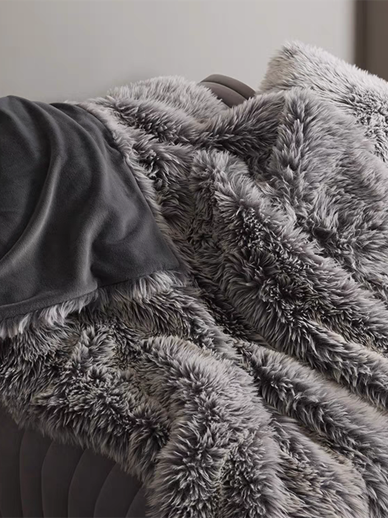 Plush Mink Faux Fur Blanket