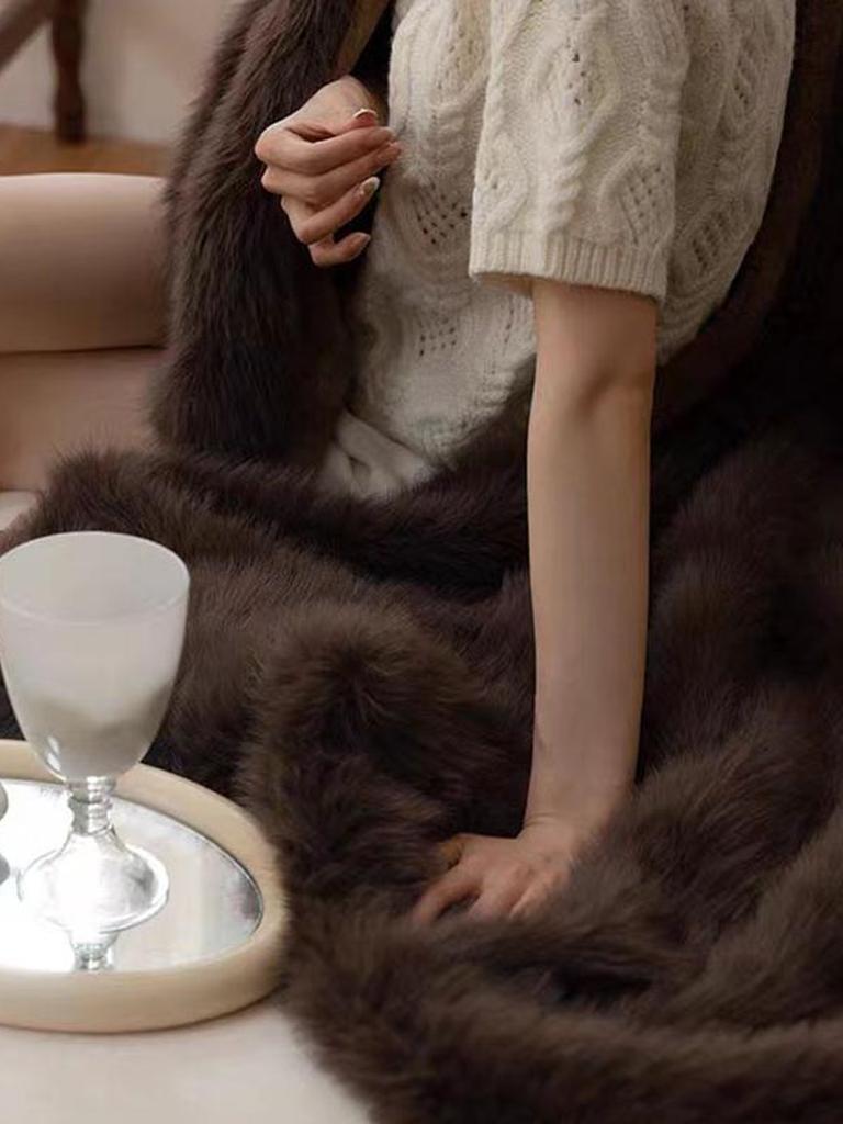 Plush Mink Faux Fur Blanket