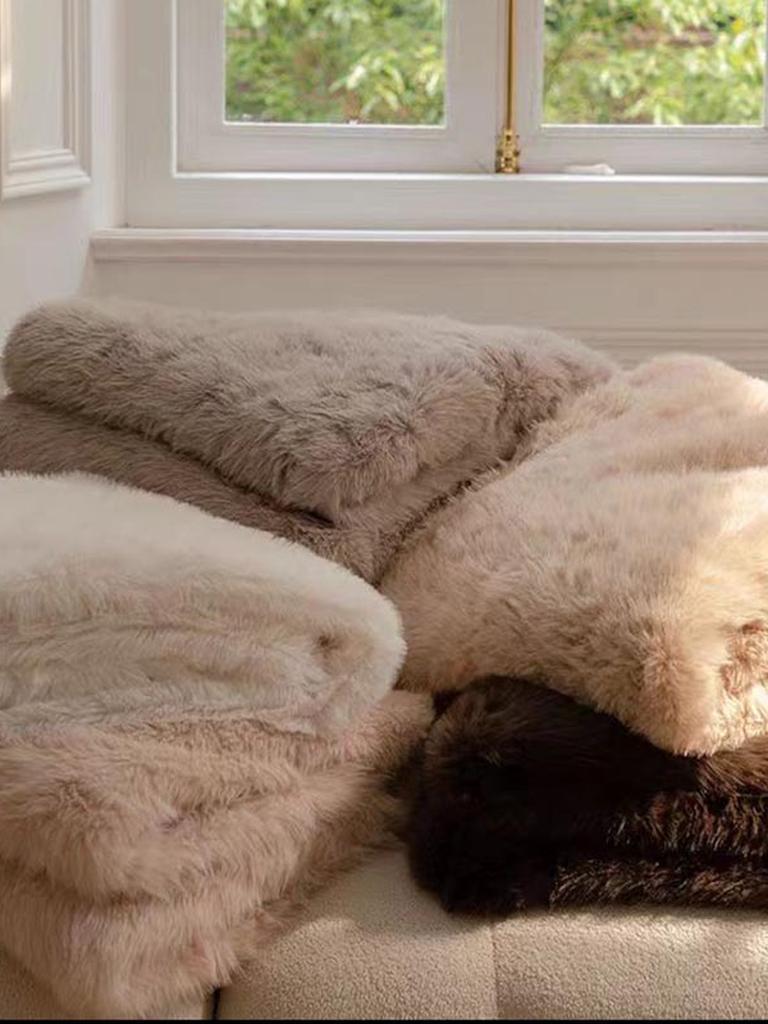 Plush Mink Faux Fur Blanket