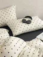 Polka Dot Jersey Bedding Set