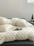 Polka Dot Jersey Bedding Set
