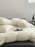 Polka Dot Jersey Bedding Set