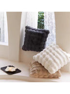 Rabbit Faux Fur Pillow