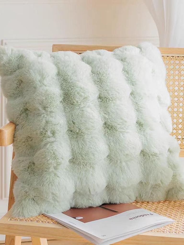 Rabbit Faux Fur Pillow