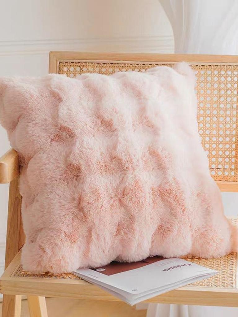 Rabbit Faux Fur Pillow
