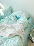 Refresh Jacquard Striped Bedding Set