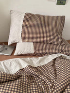 Retro Plaid Duvet Cover
