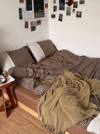 Retro Plaid Duvet Cover