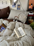 Retro Striped Bedding Set