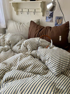 Retro Striped Bedding Set