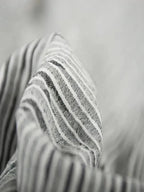 Reversible Dark Industrial Striped Duvet Cover