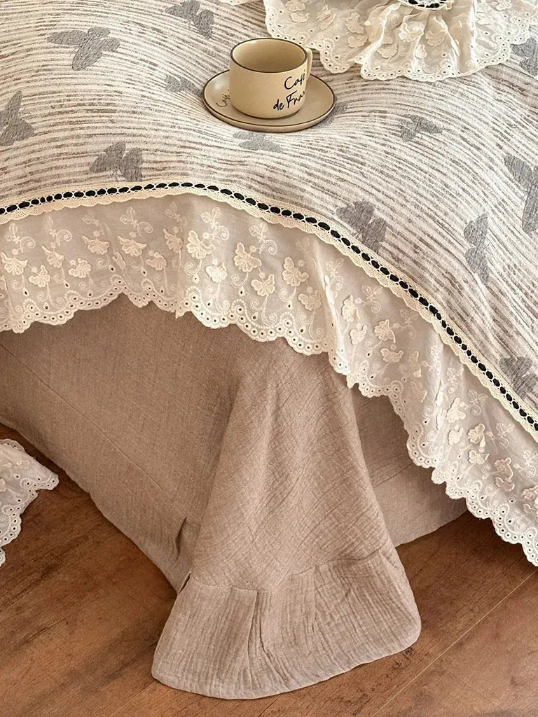 Romantic Butterfly Bedding Set