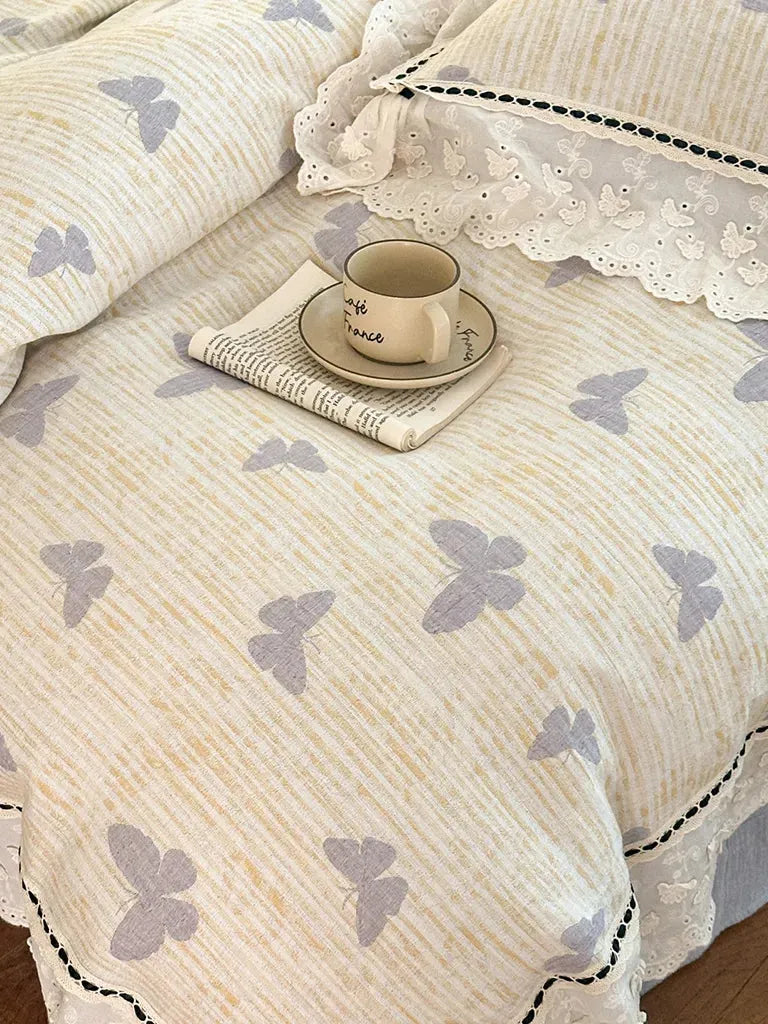 Romantic Butterfly Bedding Set
