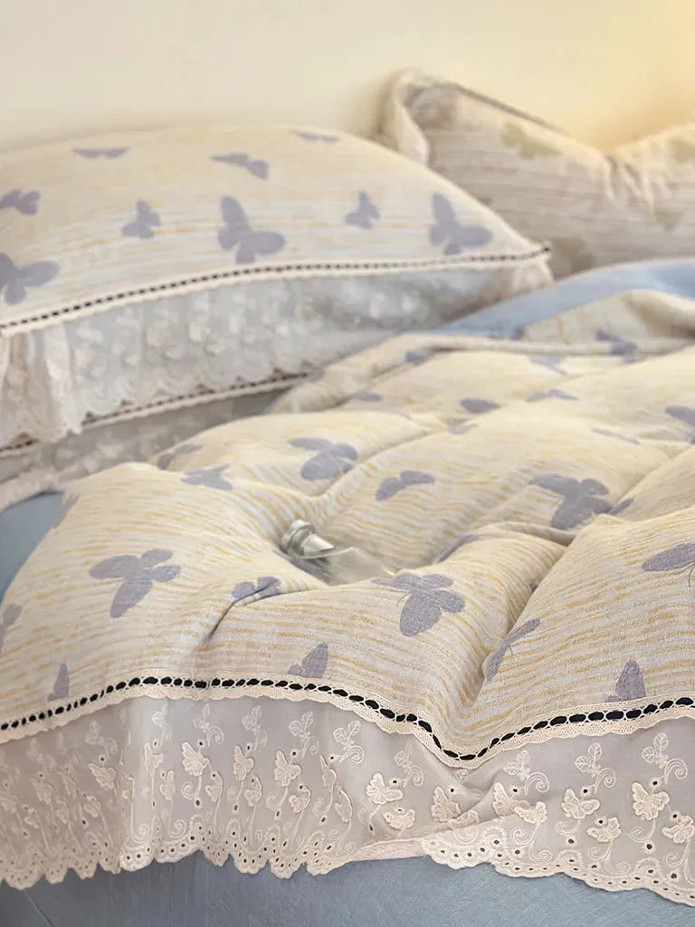 Romantic Butterfly Bedding Set
