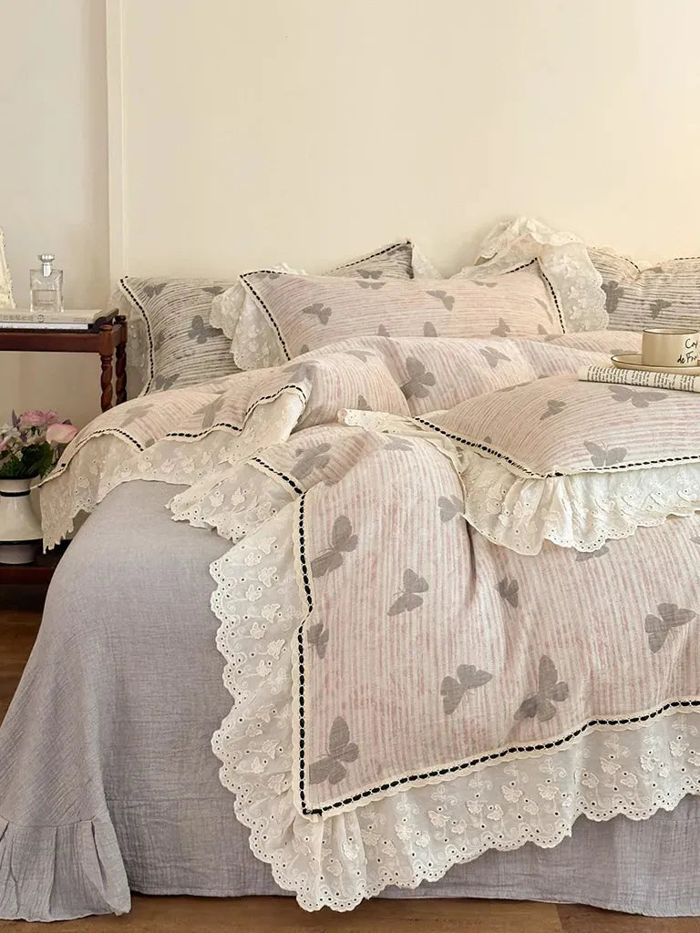Romantic Butterfly Bedding Set