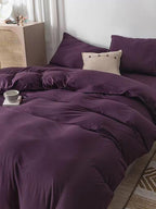 Royal Purple Jersey Knit Duvet Cover