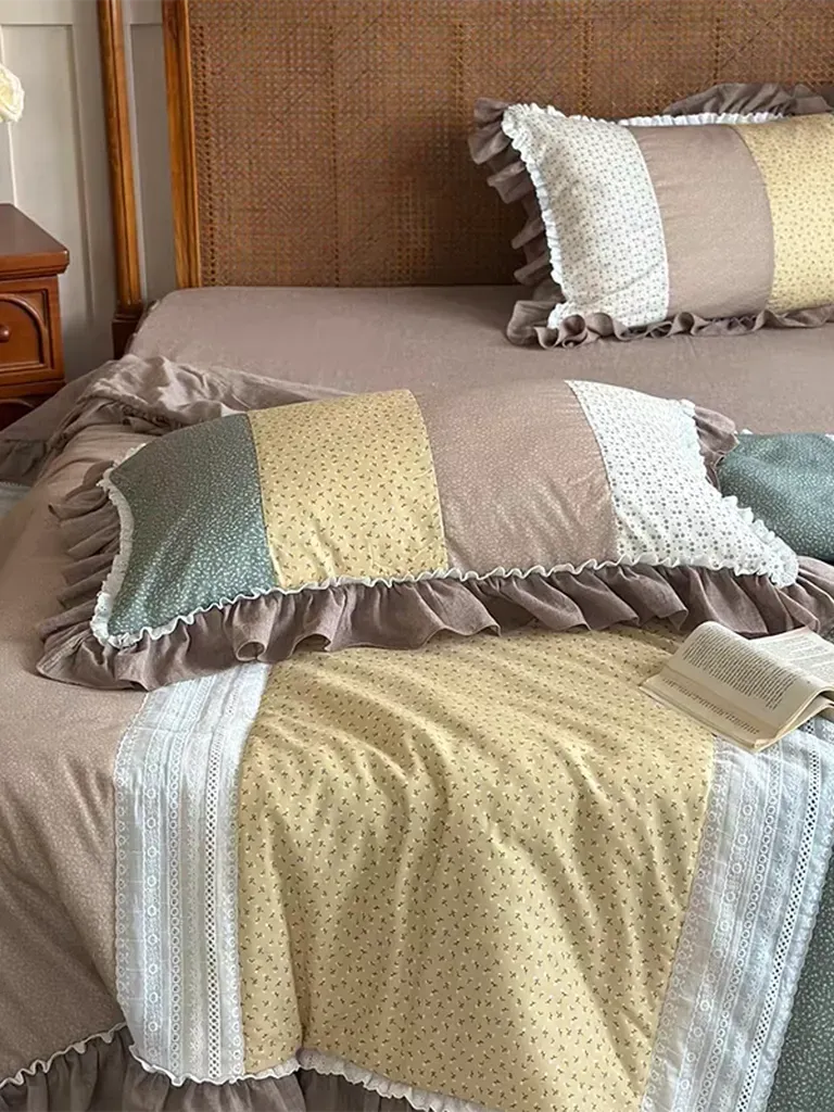 Rustic Handmade Patchwork Duvet Cover