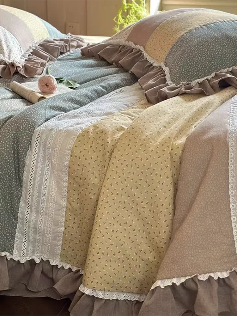 Rustic Handmade Patchwork Duvet Cover