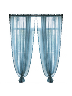 Scallpoed Lace Sheer Curtain