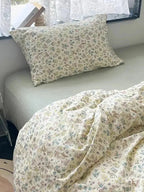 Spring Meadow Muslin Duvet Cover Set