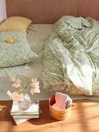 Spring Pastoral Floral Duvet Cover