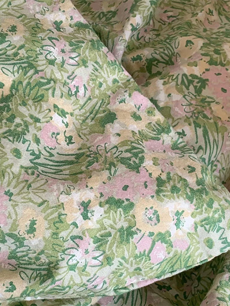 Spring Pastoral Floral Duvet Cover