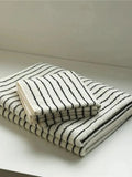 Striped Cotton Terry Towel