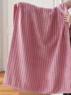 Striped Cotton Terry Towel