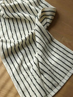 Striped Cotton Terry Towel