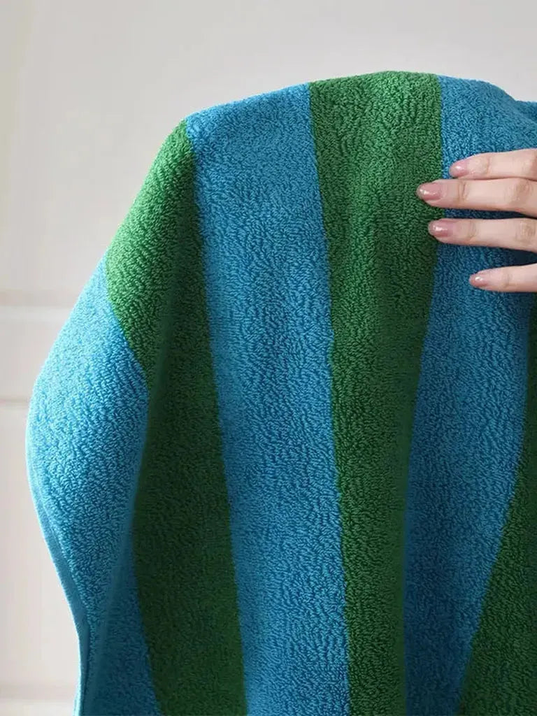 Striped Cotton Terry Towel