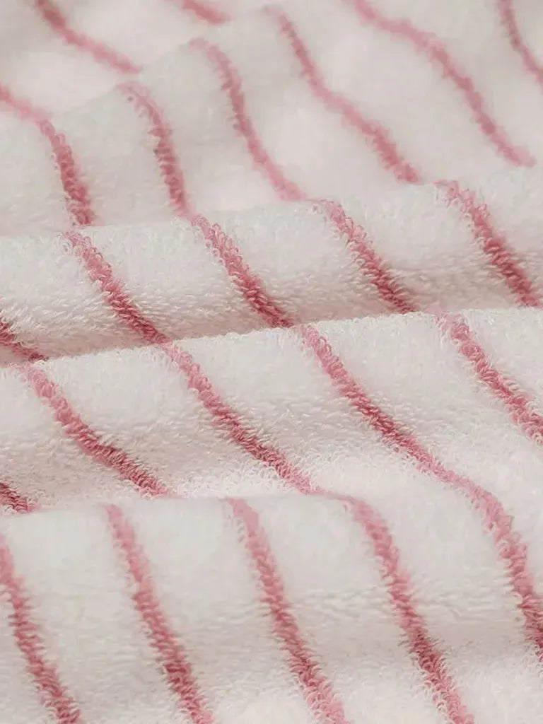 Striped Cotton Terry Towel