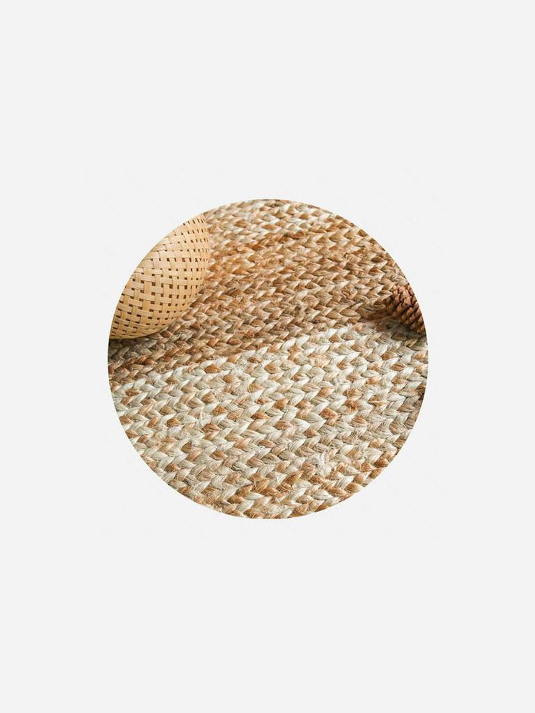 Sunrise Gradient Oval Jute Rug