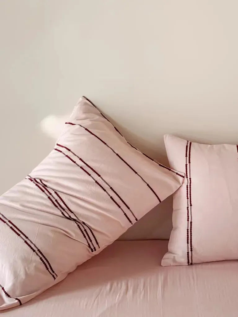 Sunset Striped Jacquard Duvet Cover