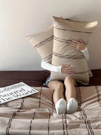 Sunset Striped Jacquard Bedding Set