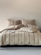 Sunset Striped Jacquard Bedding Set