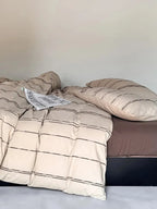 Sunset Striped Jacquard Bedding Set