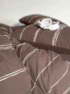 Sunset Striped Jacquard Duvet Cover