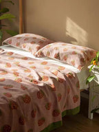 Sweet Strawberry Knitted Blanket