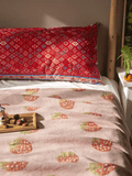Sweet Strawberry Knitted Blanket