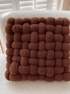 Handmade Teddy Braided Cushion