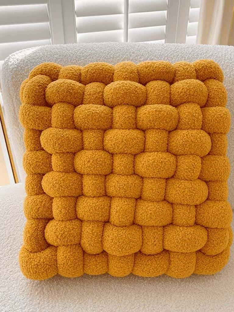 Handmade Teddy Braided Cushion