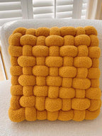 Handmade Teddy Braided Cushion