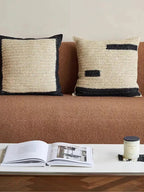 Tropical Raffia Square Pillow