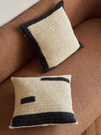 Tropical Raffia Square Pillow